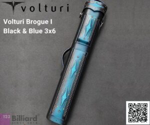 Bao đựng cơ Volturi Brogue I Black & Blue 3 gốc 6 ngọn